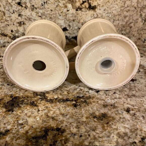 Pfaltzgraff Village Pattern Stove Top Salt Pepper Shaker Set Vintage 1970’s USA - Picture 4 of 5